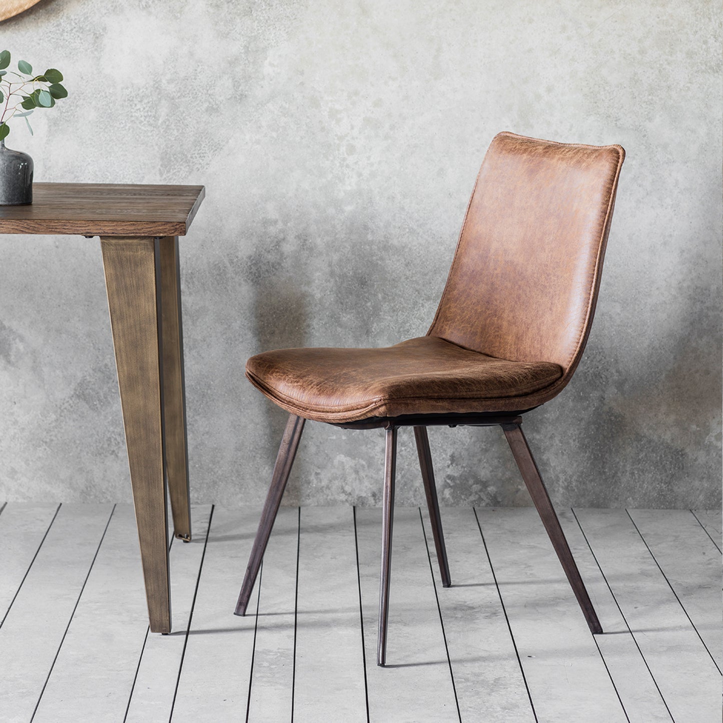 Hinks Chair - Brown (2pk)