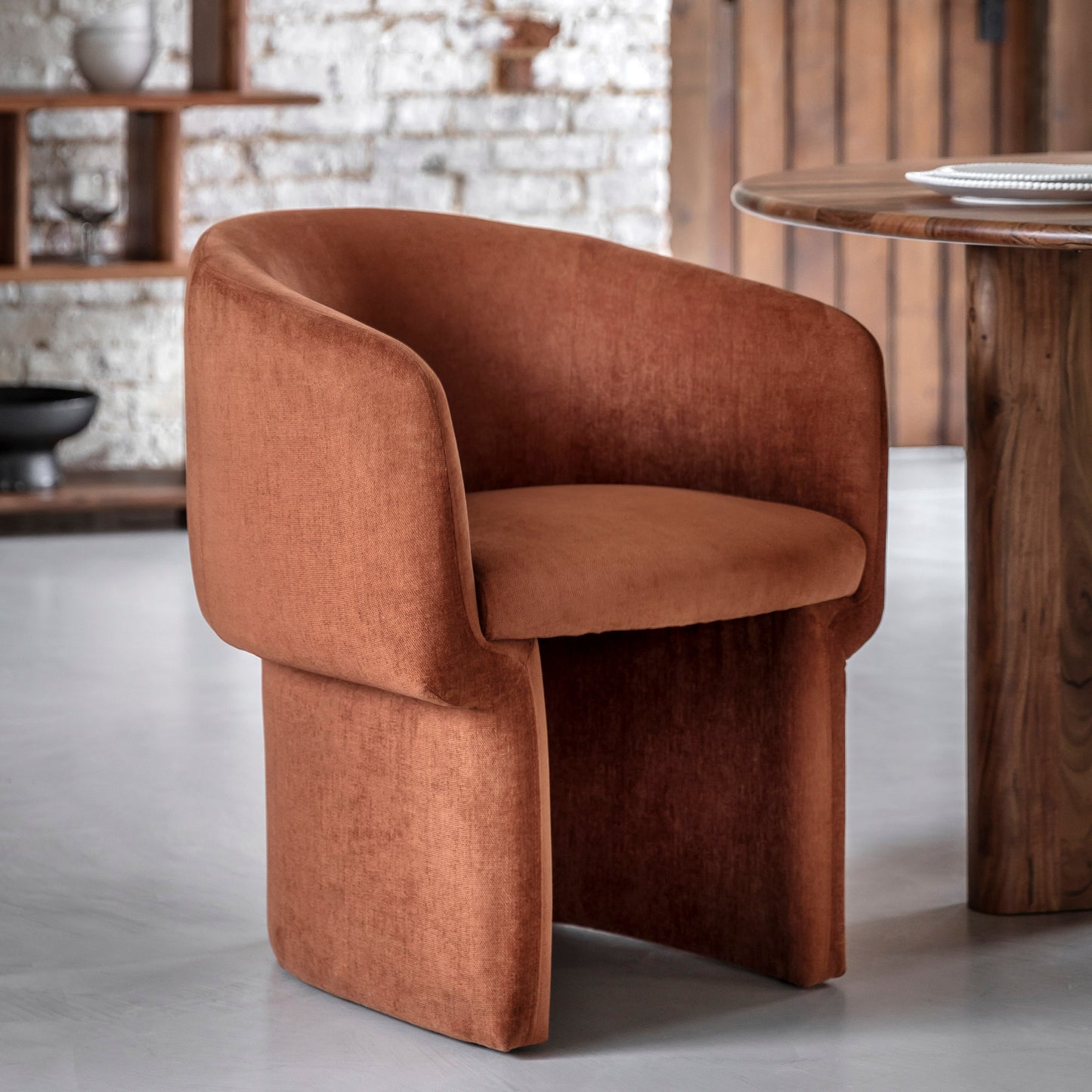 Holm Dining Chair - Rust