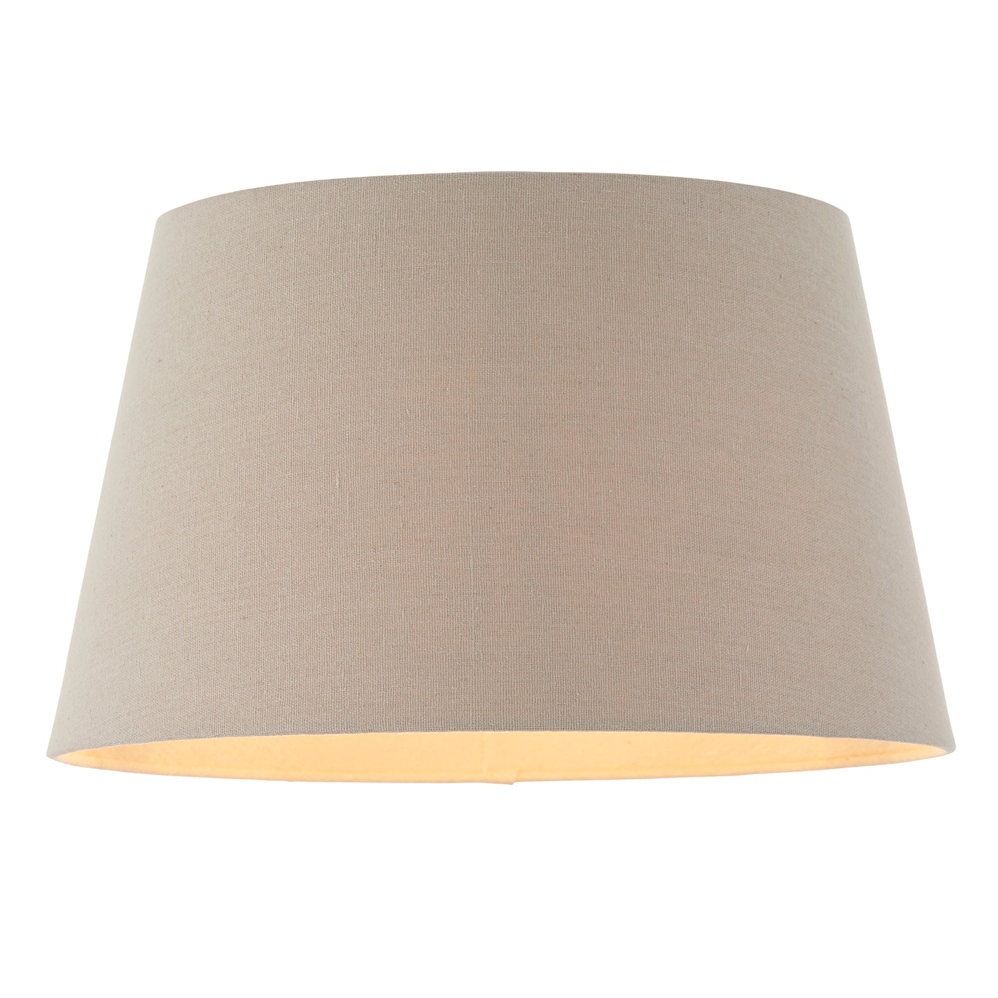 Cici Shade - Grey Faux Linen - 14"