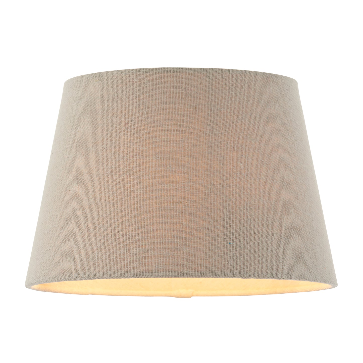 Cici Shade - Grey Faux Linen - 8"