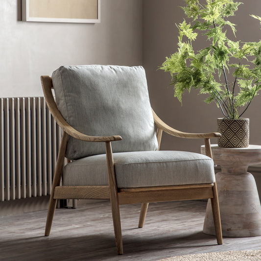 Reliant Armchair - Natural Linen