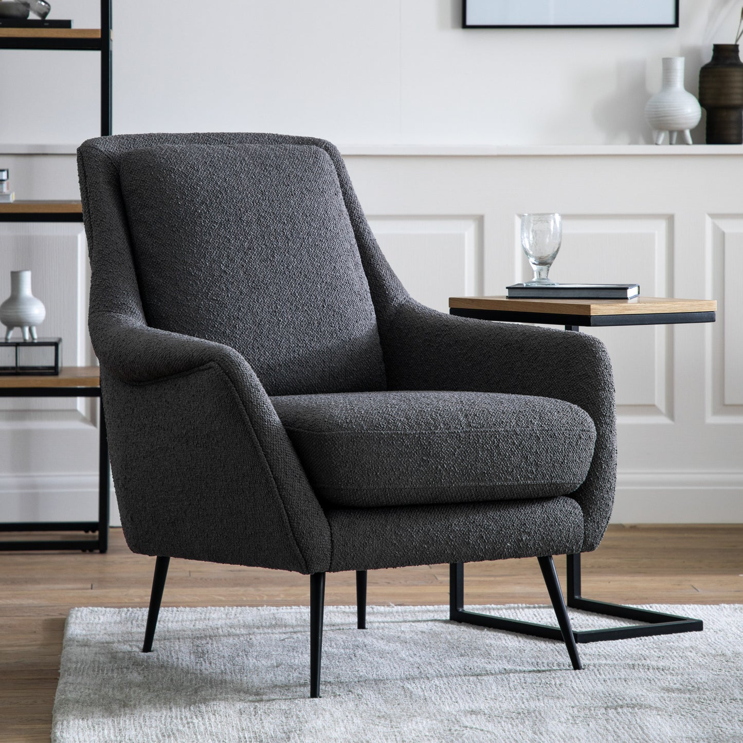 Brompton Armchair - Dark Grey