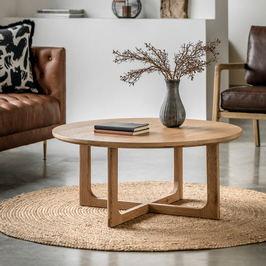 Craft Round Coffee Table - Natural