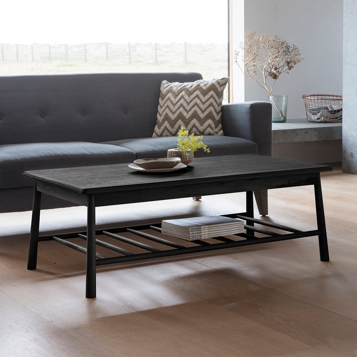 Wycombe Rect Coffee Table - Black