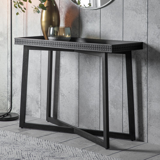 Boho Boutique Console Table - Black