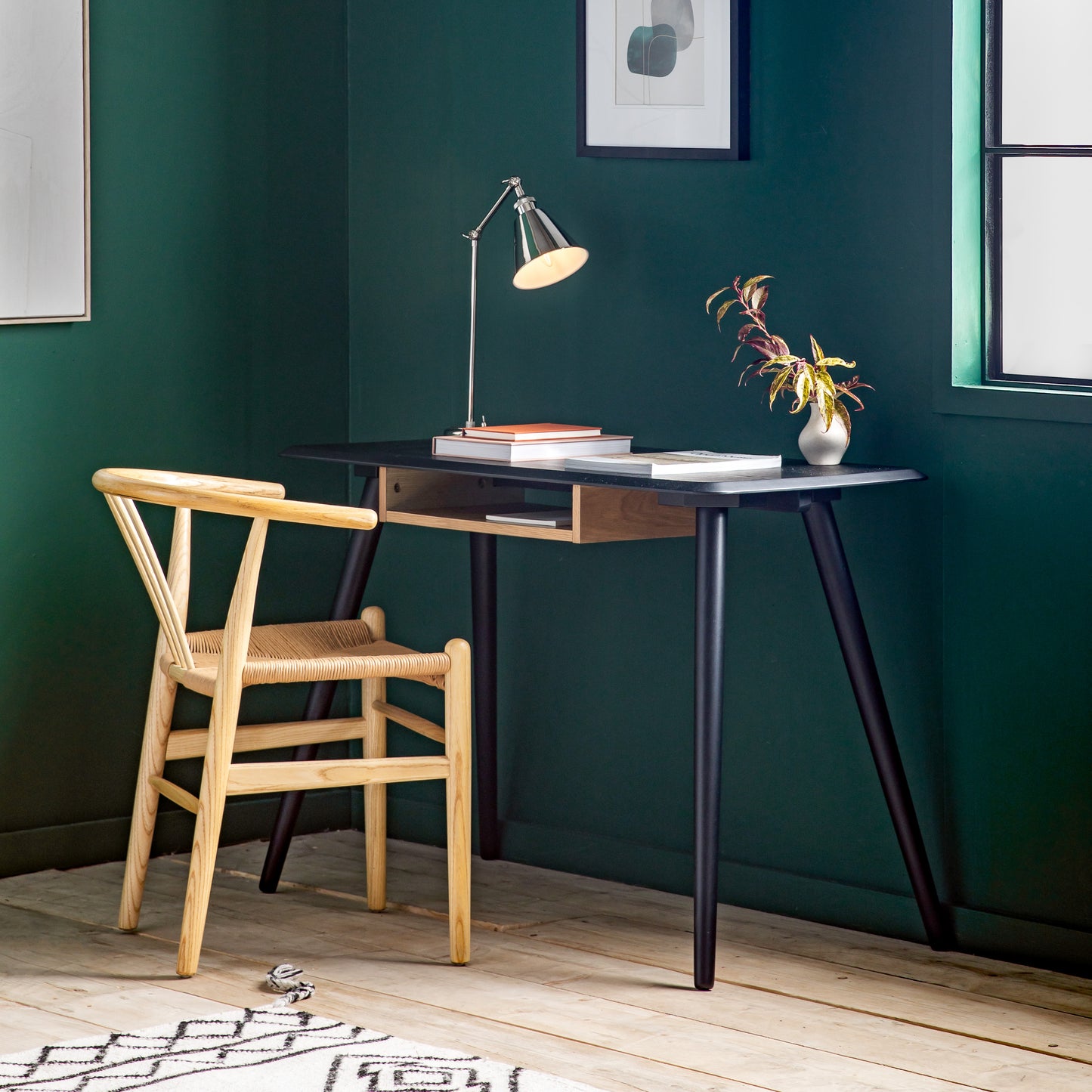 Maddox Desk with Shelf