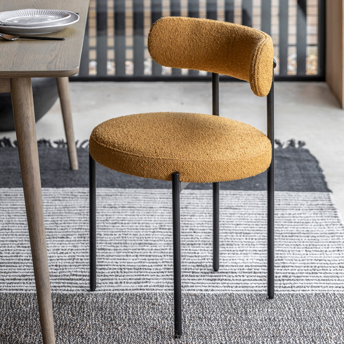 Aveley Dining Chair Ochre (2pk)