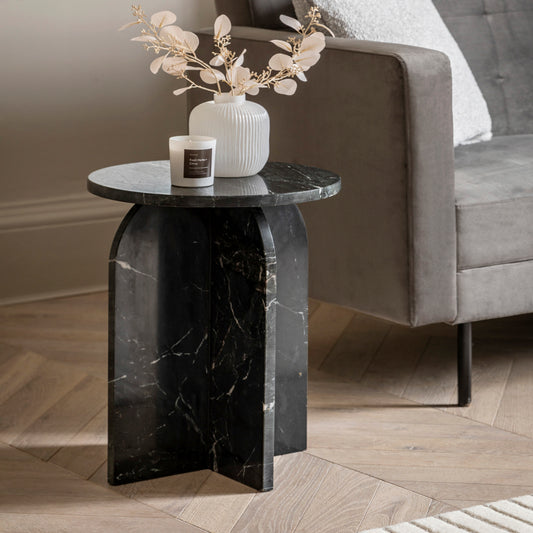 Amalfi Side Table - Black