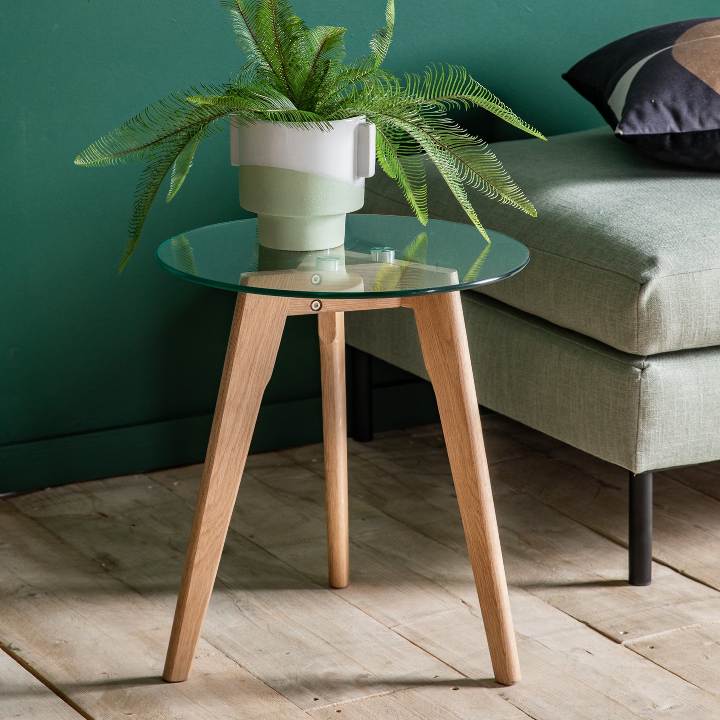 Blair Round Side Table - Natural