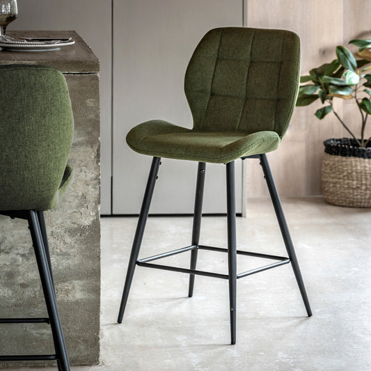 Manford Stool - Bottle Green (2pk)