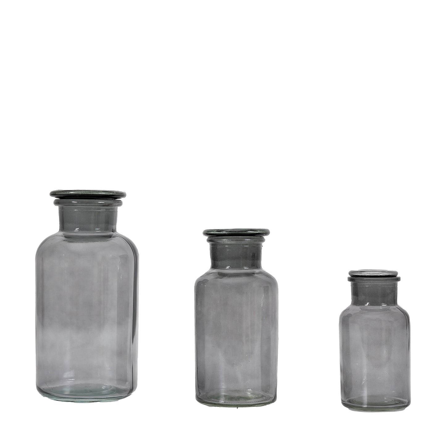 Apotheca Jar - Smoke (Set of 3)