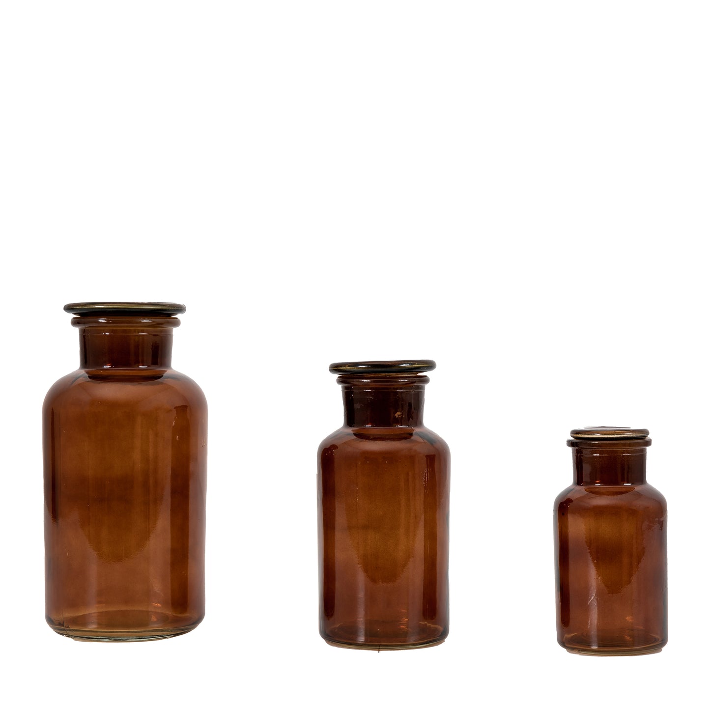 Apotheca Jar - Brown (Set of 3)