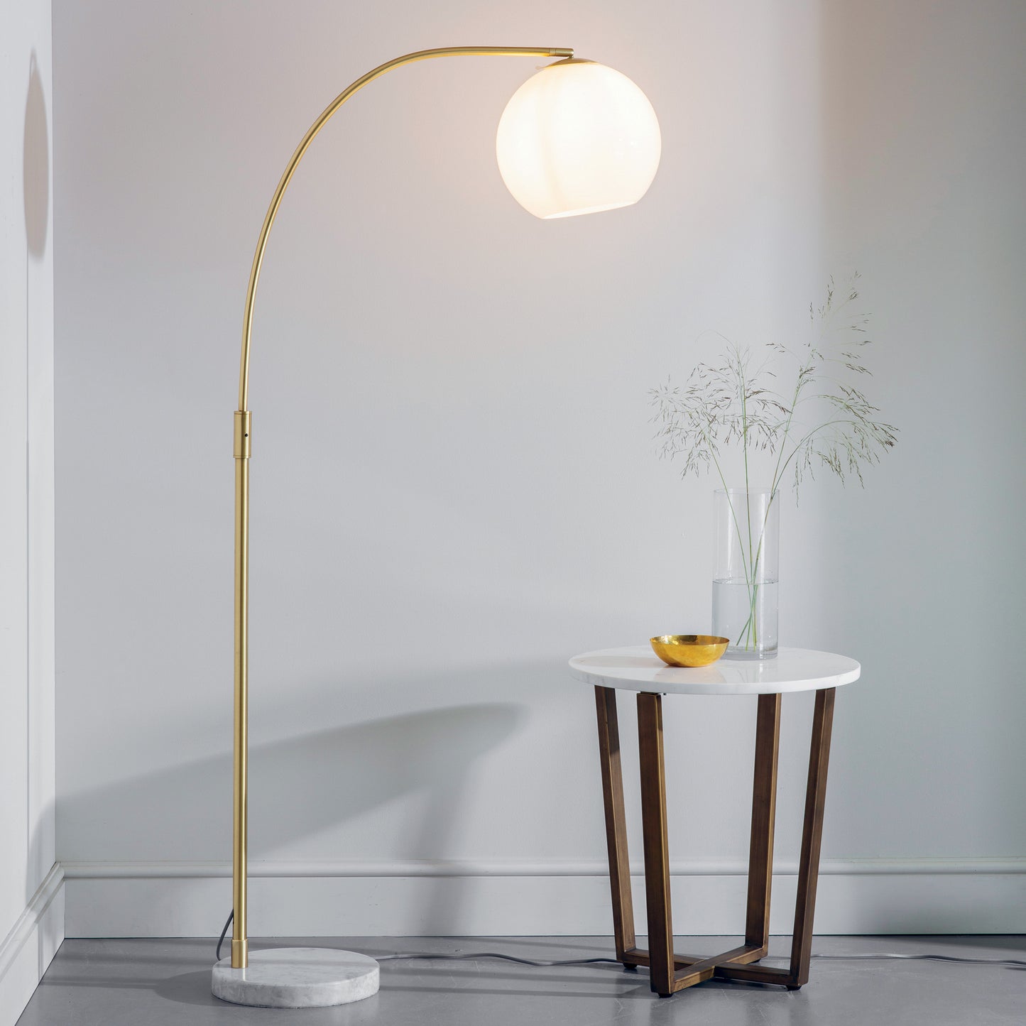Otto Floor Lamp - Antique Brass
