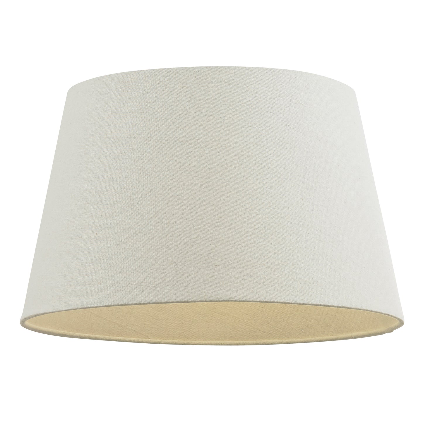 Cici Shade - Ivory Faux Linen - 14"