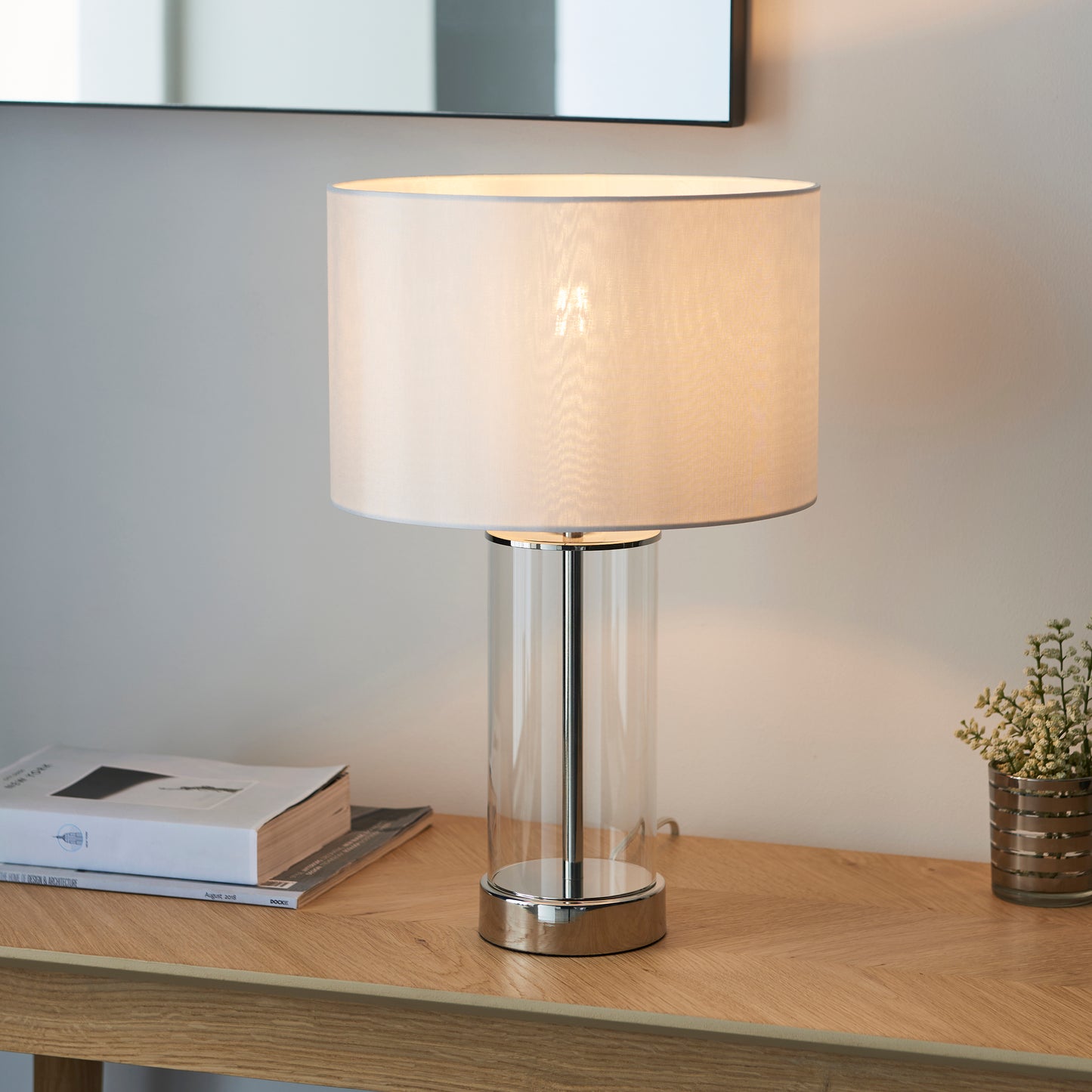 Lessina Table Lamp - Nickel