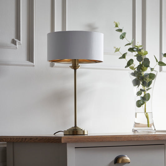 Highclere Table Lamp - Antique Brass