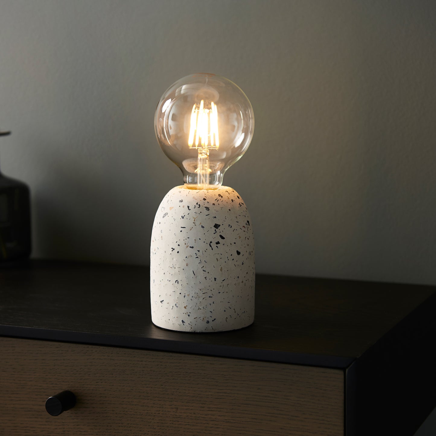 Terrazzo Table Lamp - White